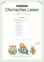 Vorschau - Stundenentwürfe - Leseband | Lautlesemethoden | Chorisches Lesen | Klasse 4 - Deckblatt