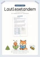 Vorschau - Stundenentwürfe - Leseband | Lautlesemethoden | Lautlesetandem | Klasse 4 - Deckblatt