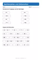Vorschau - Arbeitsblätter - Mathe Klasse 1: 14 Arbeitsblätter mit Lösungen - Seite 3