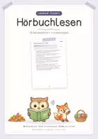 Vorschau - Stundenentwürfe - Leseband | Lautlesemethoden | Hörbuchlesen | Klasse 4 - Deckblatt