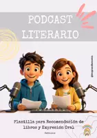 Vista previa - Unidades / Secuencias / Situaciones de Aprendizaje - DOSSIER PODCAST LITERARIO: Guión, Planificador y Autoevaluación (Castellano / Català) - Portada