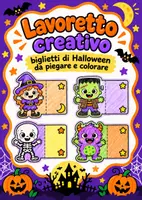 anteprima - Materiale per pittura e bricolage - Bigliettini di Halloween - Pagina di copertina