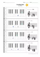 Vorschau - Anderer Materialtyp - Counting Stars (One Republic) - Klassenmusizieren eines Popsongs - Deckblatt