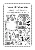 anteprima - Materiale per pittura e bricolage - Lavoretto di Halloween – costruisci la casa infestata - Pagina 3