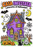 anteprima - Materiale per pittura e bricolage - Lavoretto di Halloween – costruisci la casa infestata - Pagina di copertina