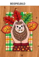 Vorschau - Mal- und Bastelvorlagen - KUNSTPROJEKT: Eichhörnchen und Igel im Herbst - Seite 3