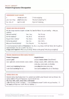 Vorschau - Arbeitsblätter - Present Progressive Arbeitsblätter Englisch 1. Klasse - Seite 2
