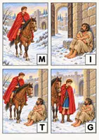 Vorschau - Stundenentwürfe - Sankt Martin | St. Martin | Materialpaket | 4 Unterrichtsstunden | Hörpur, Comic mit Aufgaben & Klanggeschichte + *LESESPAZIERGANG GRATIS* - Seite 2