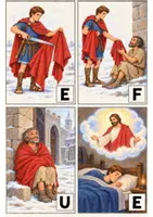 Vorschau - Stundenentwürfe - Sankt Martin | St. Martin | Materialpaket | 4 Unterrichtsstunden | Hörpur, Comic mit Aufgaben & Klanggeschichte + *LESESPAZIERGANG GRATIS* - Seite 3