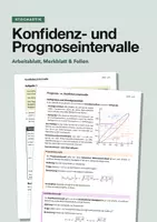 Vorschau - Arbeitsblätter - Konfidenzintervalle und Prognoseintervalle - Deckblatt