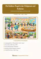 Vorschau - Arbeitsblätter - Die Goldene Regel in den Religionen und Kulturen – Lesespurgeschichte mit Rätselaufgaben (Klasse 10) - Seite 1