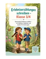 Vorschau - Stundenentwürfe - Geschichten schreiben Klasse 3/4 | 4 Schreibtrainings als Bundle - Seite 1