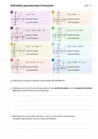 Vorschau - Arbeitsblätter - Nullstellen ganzrationaler Funktionen - Seite 1