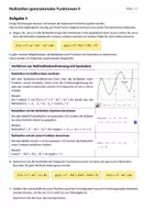 Vorschau - Arbeitsblätter - Nullstellen ganzrationaler Funktionen berechnen – Arbeitsblatt mit Lösungen - Seite 2