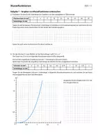 Vorschau - Arbeitsblätter - Potenzfunktionen mit rationalen Exponenten – Wurzelfunktionen - Seite 1
