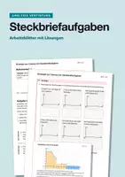 Vorschau - Arbeitsblätter - Steckbriefaufgaben – Arbeitsblätter zu Strategie und Anwendung mit Lösungen - Deckblatt
