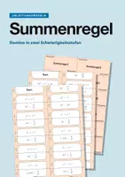 Vorschau - Spiele - Summenregel für Ableitungen – Domino in zwei Schwierigkeitsstufen - Deckblatt