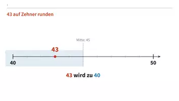 Vorschau - Arbeitsblätter - Runden am Zahlenstrahl – Folien und Arbeitsblatt mit Lösungen - Seite 2