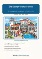 Vorschau - Mal- und Bastelvorlagen - Die Seenotrettungsstation – Lesespurgeschichte mit Rätselaufgaben (Klasse 4) - Seite 1