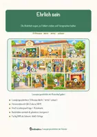 Vorschau - Arbeitsblätter - Ehrlich sein – Lesespurgeschichte mit Rätselaufgaben (Klasse 3) - Seite 1