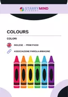 anteprima - Materiale di supporto/inclusione - Indovina i Colori - Guess the Colours / Inglese Beginner - Pagina di copertina