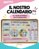anteprima - Poster - Calendario da apprendere per tutte le classi - Pagina di copertina