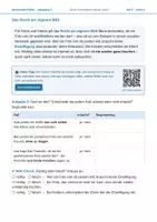 Vorschau - Arbeitsblätter - Meine Daten gehören mir! – Datenschutz & Recht am eigenen Bild – AB 5 - Seite 1