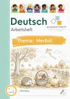 Vorschau - Unterrichtsreihen - Herbst - Arbeitsheft Deutsch 2. Klasse - Deckblatt