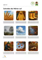 Vorschau - Unterrichtsreihen - Herbst - Arbeitsheft Deutsch 2. Klasse - Seite 3