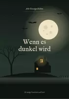 Vorschau - Text - Lesebuch mit Gruselgeschichten ("Wenn es dunkel wird") - Deckblatt