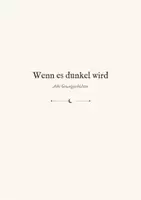 Vorschau - Text - Lesebuch mit Gruselgeschichten ("Wenn es dunkel wird") - Seite 1