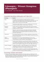 Vorschau - Stundenentwürfe - Rollenspiel - Der Wiener Kongress - Seite 1