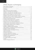 Vorschau - Unterrichtsreihen - Biologie Klasse 6: Skelett, Muskeln und Bewegung - Seite 1