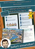 Vorschau - Arbeitsblätter - Wenn’s ernst wird – Katastrophenschutz in Deutschland – Lesespurgeschichte mit Rätselaufgaben (Klasse 7) - Deckblatt