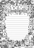 Vorschau - Arbeitsblätter - Verschiedene Wunschzettel für die Adventszeit ✨ - Seite 3