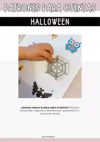 Vista previa - Manualidades / Dibujos para colorear - Halloween con cuentas Hama - 30 patrones fáciles para niños - página 1
