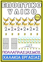 Προεπισκόπηση - Flashcards - ΕΙΚΟΝΙΚΟ ΥΛΙΚΟ ΟΠΤΙΚΟΠΟΙΗΣΗ ΠΟΛΛΑΠΛΑΣΙΑΣΜΟΥ x2 - Εξώφυλλο