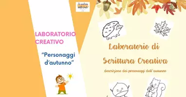 anteprima - Testo - Laboratorio di scrittura creativa - personaggi dell'autunno - Pagina di copertina
