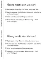Vorschau - Arbeitsblätter - Fläche und Umfang von zusammengesetzten Flächen 2 + Lösungshefte - Seite 2