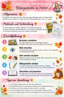 Vorschau - Arbeitsblätter - Bildergeschichte im Herbst Eduki - Seite 1