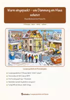 Vorschau - Mal- und Bastelvorlagen - Warm eingepackt – wie Dämmung ein Haus schützt – Lesespurgeschichte mit Rätselaufgaben (Klasse 8) - Seite 1