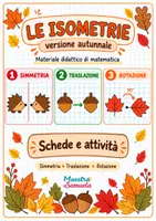anteprima - Esercizi - 🍁 LE ISOMETRIE – VERSIONE AUTUNNALE 🍂 - Pagina di copertina