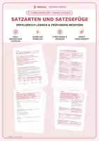 Vorschau - Arbeitsblätter - Klasse 5 · Deutsch · Abhängigkeit des Nebensatzes, Ergänzen von Nebensätzen, Zeichensetzung am Satzende - Deckblatt