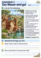 Vorschau - Arbeitsblätter - Elischa hilft Menschen | Religion Klasse 4 Arbeitsblätter | Evangelische Religionslehre | 10 Arbeitsblätter als PDF - Seite 2