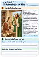 Vorschau - Arbeitsblätter - Elischa hilft Menschen | Religion Klasse 4 Arbeitsblätter | Evangelische Religionslehre | 10 Arbeitsblätter als PDF - Seite 3