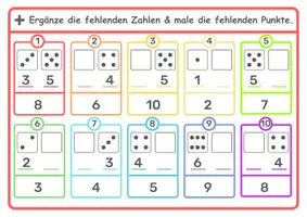 Vorschau - Arbeitsblätter - Übungsnheft mit 200 Aufgaben zu Zahlen und Mengen - Seite 3