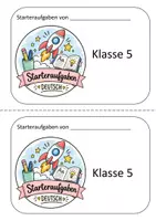 Vorschau - Arbeitsblätter - Deutsch-Starter Klasse 5 | 40 Aufgaben - Seite 3