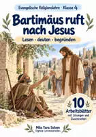 Vorschau - Arbeitsblätter - Bartimäus ruft nach Jesus | Religion Klasse 4 Arbeitsblätter | Evangelische Religionslehre | 10 Arbeitsblätter als PDF - Deckblatt