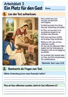 Vorschau - Arbeitsblätter - Maria und Marta hören Jesus zu | Religion Klasse 4 Arbeitsblätter | Evangelische Religionslehre | 10 Arbeitsblätter als PDF - Seite 3
