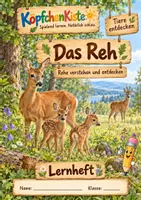 Vorschau - Anderer Materialtyp - Lernheft Das Reh – Das Europäische Reh entdecken Waldtiere & Natur Sachunterricht - Deckblatt